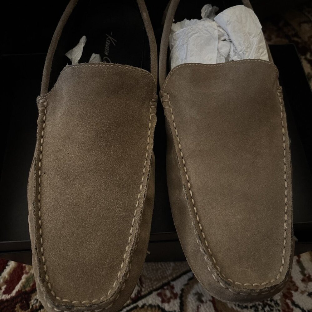 Kenneth Cole Cast And Crew 11.5 Men Slip On Suede New In Box
